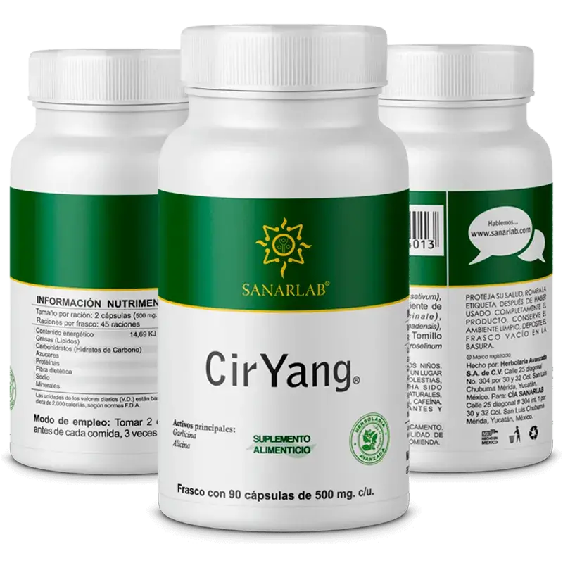 Cir Yang - Suplemento Natural para Mejorar la Circulación y Aliviar el Cansancio de Piernas y Varices