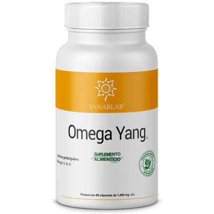 Omega Yang - Suplemento Natural de Ácidos Grasos Omega 3, 6, 9 - Mejora la Salud Cardiovascular, Cerebral y Respiratoria
